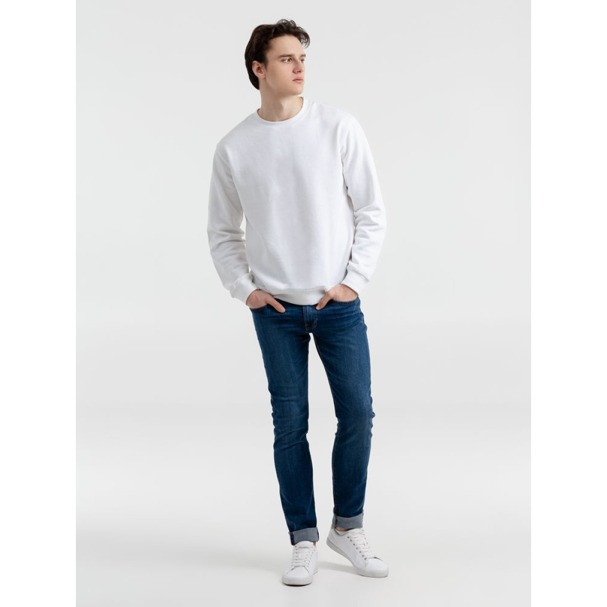 Толстовка New Supreme 280 белая, размер S