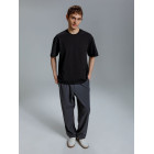 Футболка оверсайз Kangas, черная, XL/XXL