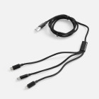 Кабель Triple Charge в футляре ver.2, черный