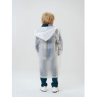 Дождевик детский RainDrop Kids, белый, 8 лет (рост 118-128)