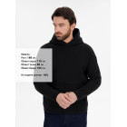 Худи оверсайз унисекс Snuggie, черное, размер XS/S