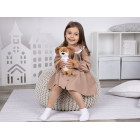 Мягкая игрушка Beastie Toys, собачка с белым шарфом