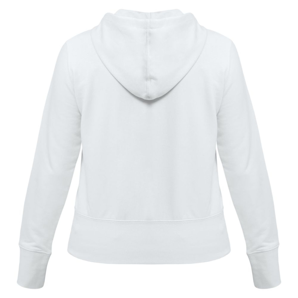 Толстовка женская Hooded Full Zip белая, размер XS