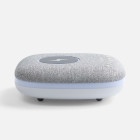 Bluetooth-колонка с беспроводной зарядкой и подсветкой Terrafonic, серая