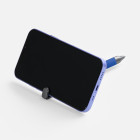 Ручка шариковая Standic Soft Touch с подставкой для телефона, синяя