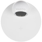 Станция беспроводной зарядки с часами и подсветкой GlobeBee, белая