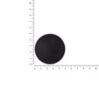Лейбл из ПВХ Dzeta Round, L, черный