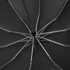 Зонт обратного сложения с ручкой-карабином Foldberry, черный