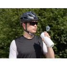 Бутылка для велосипеда Bikescape, белая с синим