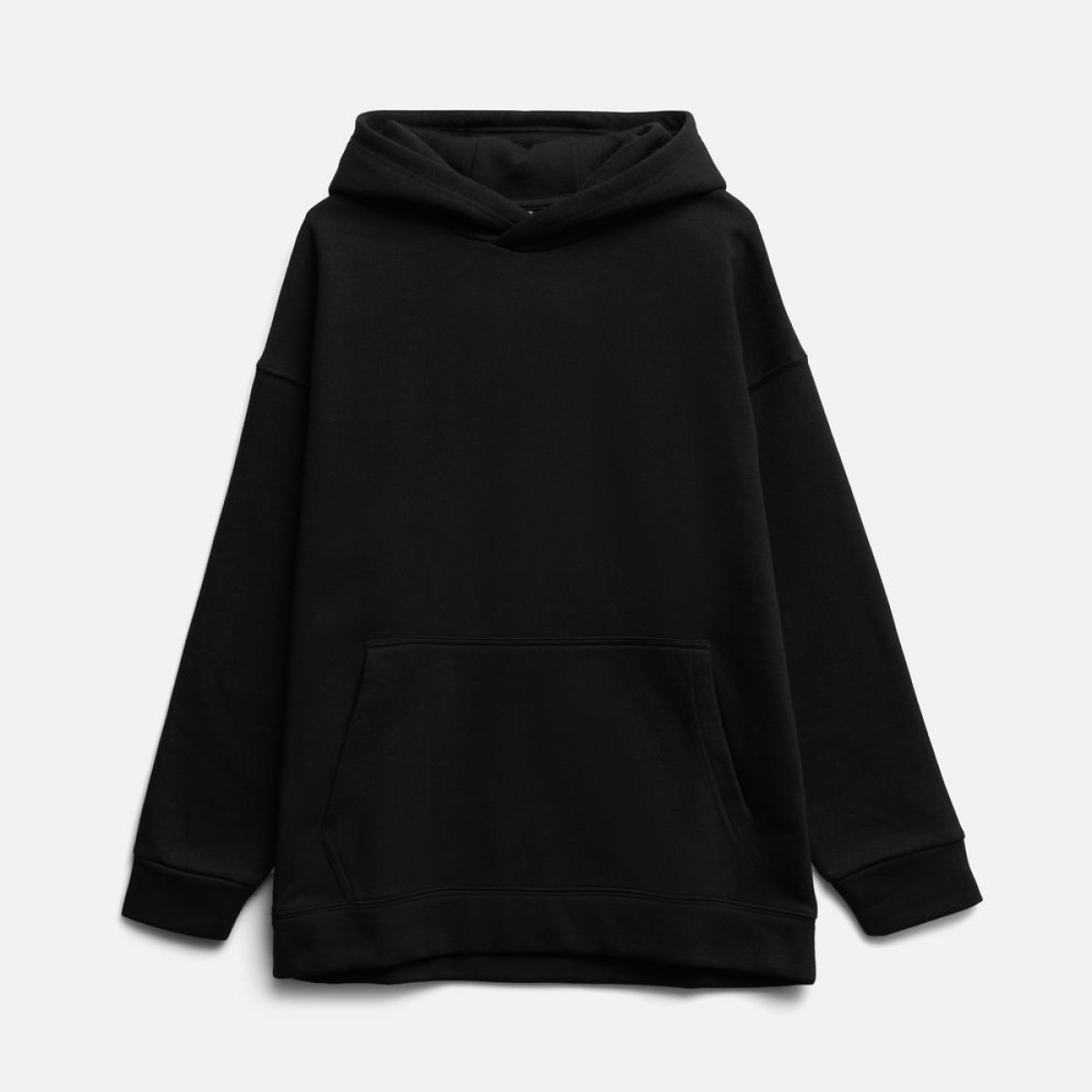 Худи оверсайз унисекс Snuggie, черное, размер XS/S