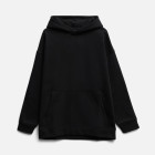 Худи оверсайз унисекс Snuggie, черное, размер XS/S