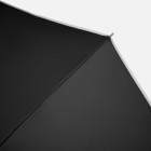 Зонт обратного сложения с ручкой-карабином Foldberry, черный