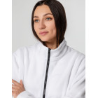 Куртка флисовая унисекс Manakin, белая, размер XS/S