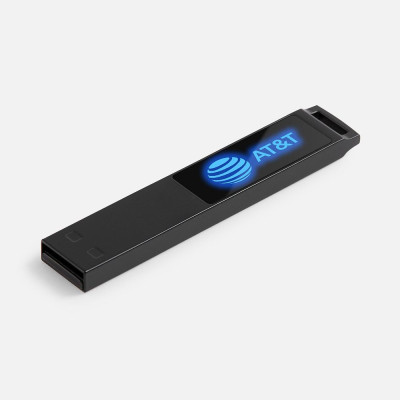Флешка с подсветкой логотипа markBright Black Флешка с подсветкой логотипа markBright Black