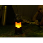 Кемпинговый фонарь с имитацией пламени Lindau Flame, черный