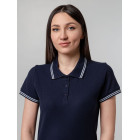 Рубашка поло женская Virma Stripes Lady, темно-синяя, размер S