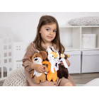 Мягкая игрушка Beastie Toys, мишка с белым шарфом