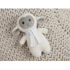 Мягкая игрушка Beastie Toys, овечка с белым шарфом
