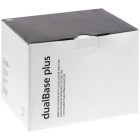 Кружка с подогревом и беспроводной зарядкой dualBase plus, черная