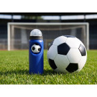 Бутылка с антистрессом Footballer, синяя