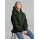Худи Kulonga Oversize, темно-зеленый хаки, размер XS/S