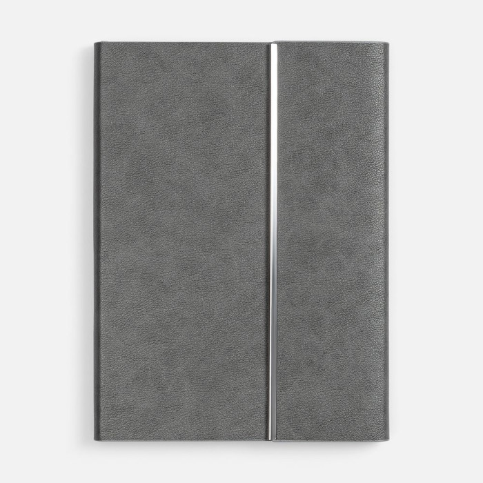Ежедневник Petrus Flap, недатированный, серый