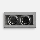Значок Magnet Matto, серебристый