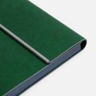Ежедневник Petrus Flap, недатированный, зеленый