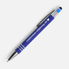Ручка шариковая Sansen Soft Touch со стилусом, синяя