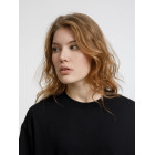 Футболка оверсайз унисекс Lavinia, черная, размер XS/S