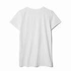 Футболка женская T-bolka Stretch Lady, белая, размер S
