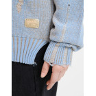 Джемпер Denim свободного силуэта на заказ, полушерсть, размер XS