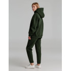Худи Kulonga Oversize, темно-зеленый хаки, размер XS/S