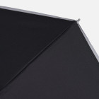 Зонт наоборот складной Futurum со светоотражающим кантом, черный