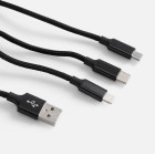 Кабель Triple Charge в футляре ver.2, черный