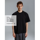 Футболка оверсайз Kangas, черная, XL/XXL
