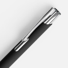 Ручка шариковая Keskus Soft Touch, черная
