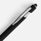 Ручка шариковая Pointer Soft Touch со стилусом, черная