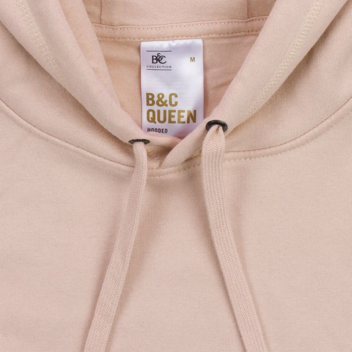 Толстовка с капюшоном женская Queen, белая, размер XS