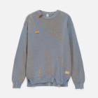 Джемпер Denim свободного силуэта на заказ, полушерсть, размер XS